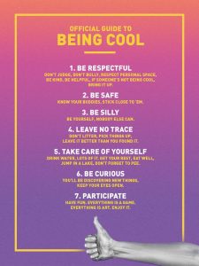 being cool